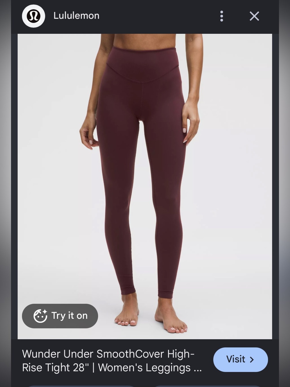Wunder Under SmoothCover
High-Rise Tight 28"